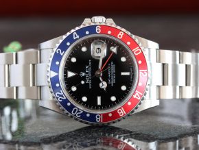 Rolex GMTII 16710 Pepsi Error Dial