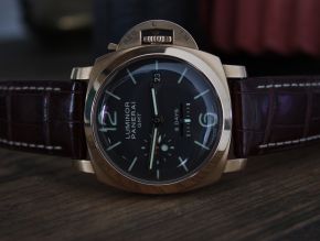 Panerai PAM 289 Luminor 8 Day GMT Rose Gold